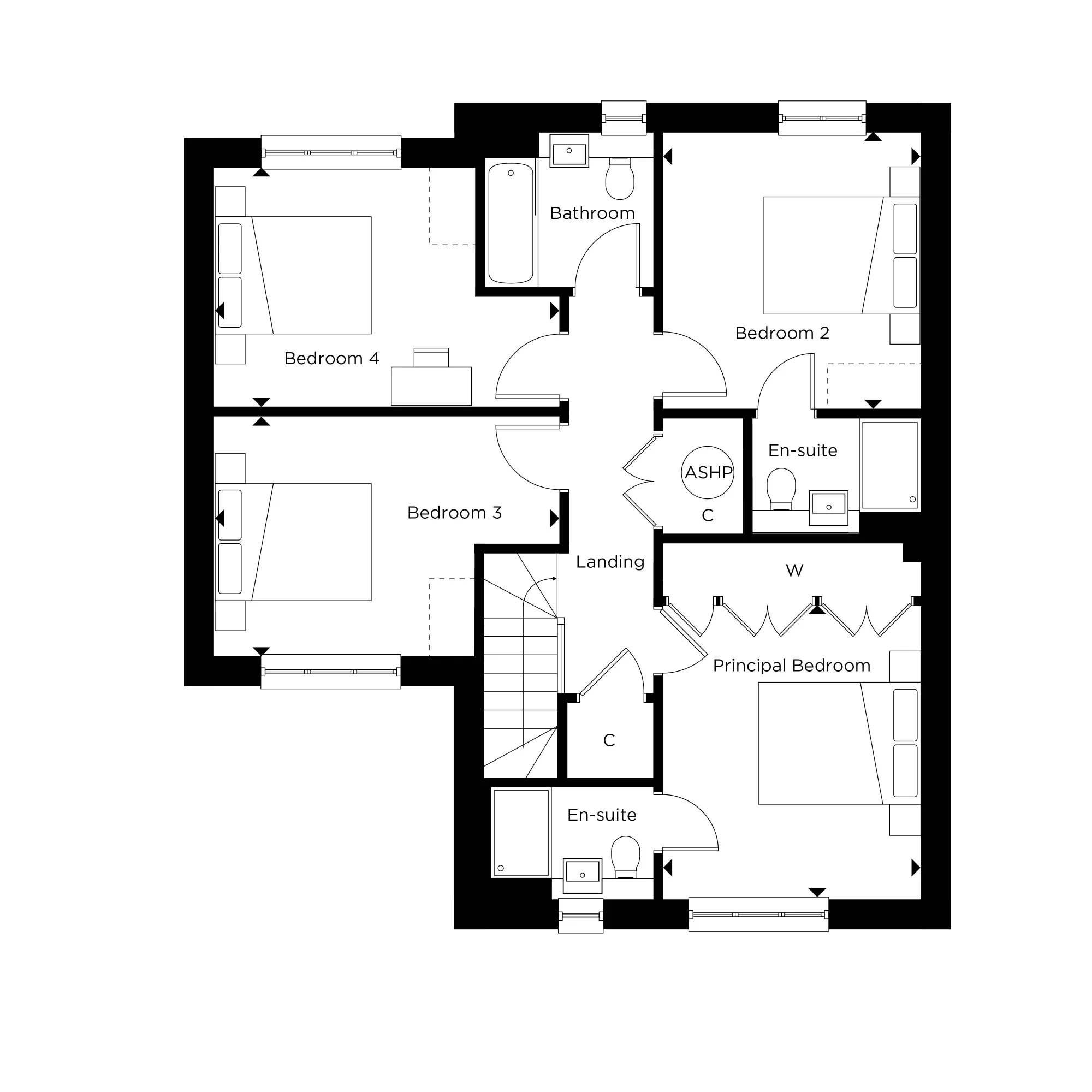 The Brook at Hartley Acres Plot 63, 163 First Floor