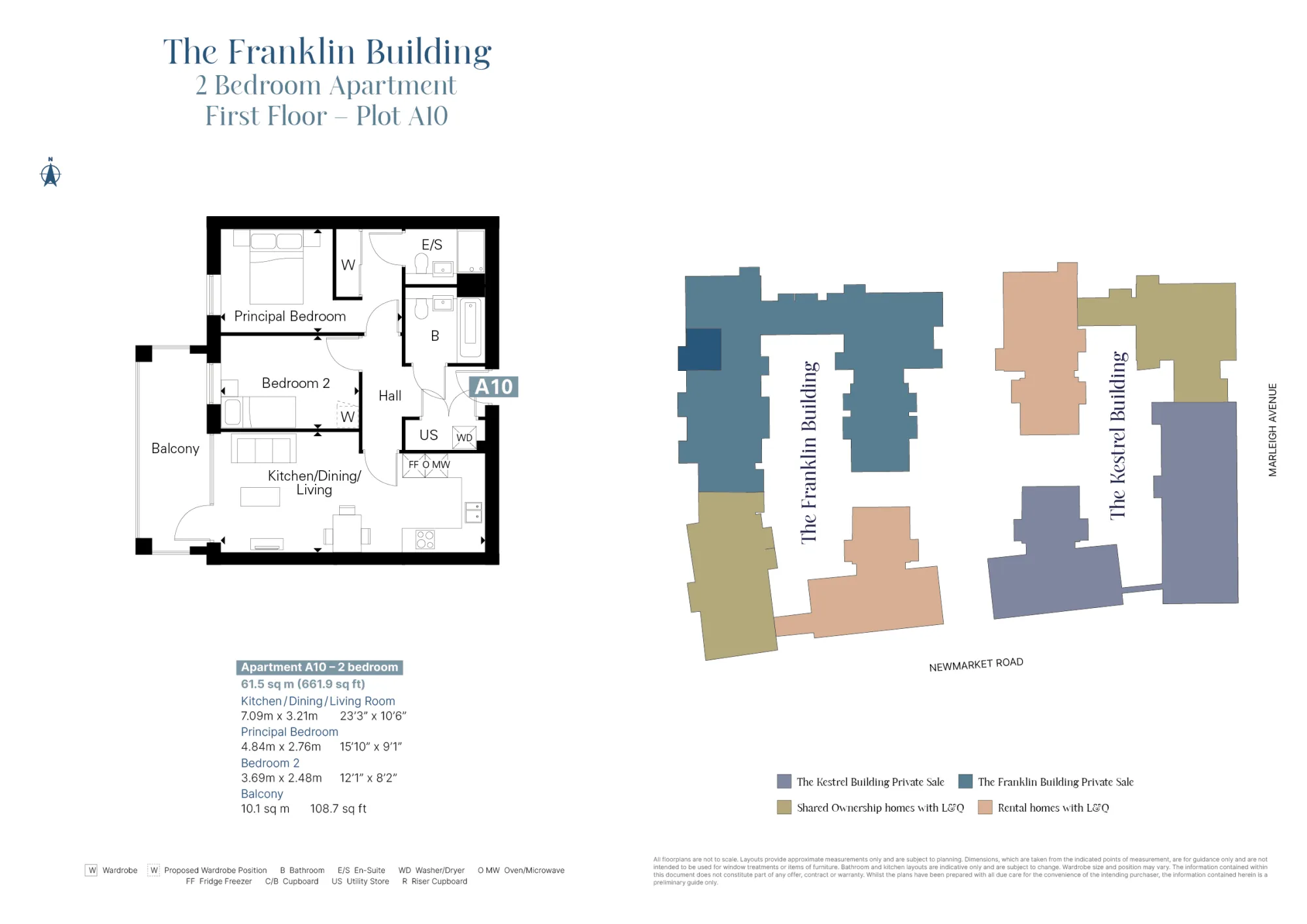 Plot A10 Floorplan with Plot Locator