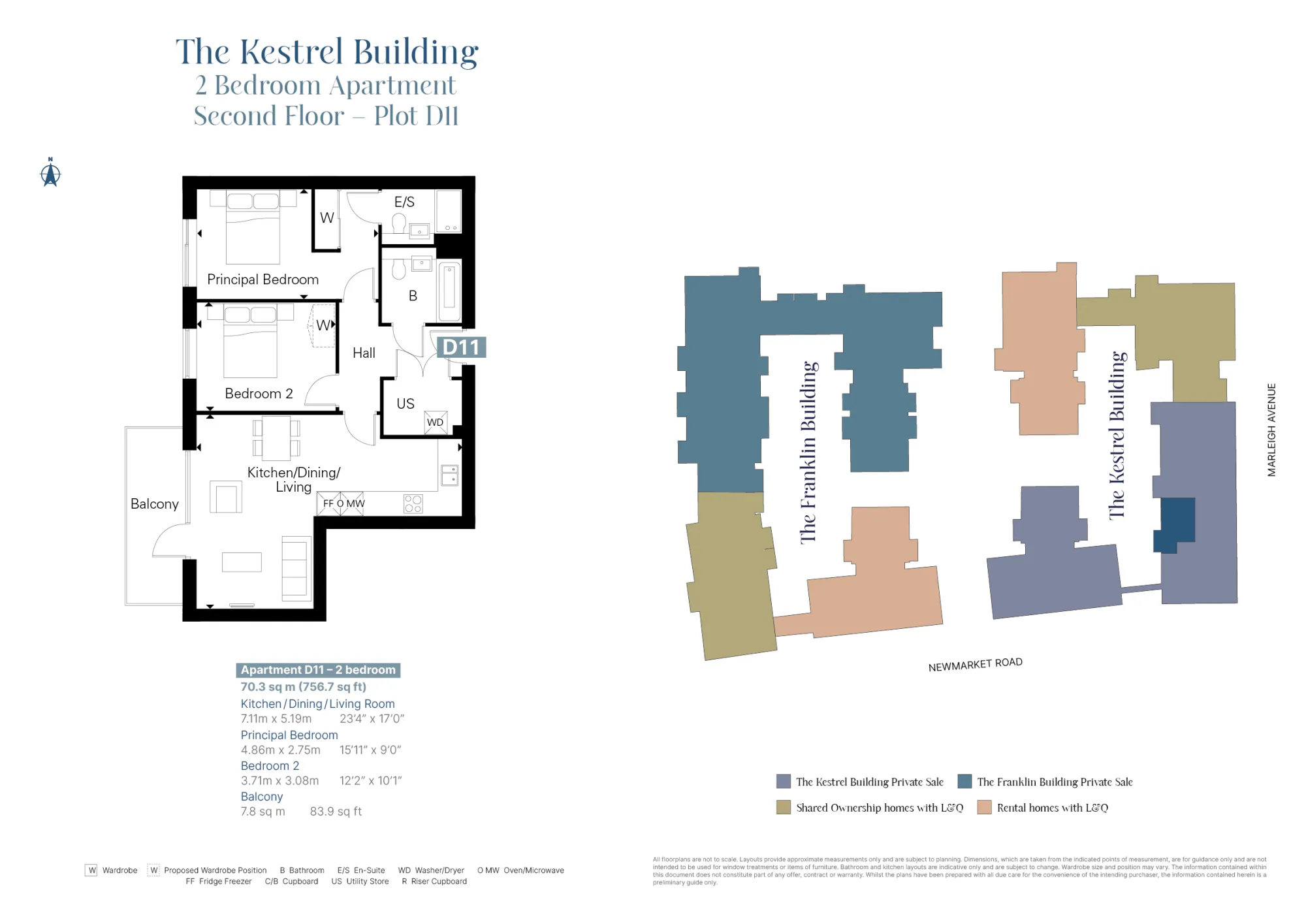 Plot D11 Floorplan with Plot Locator