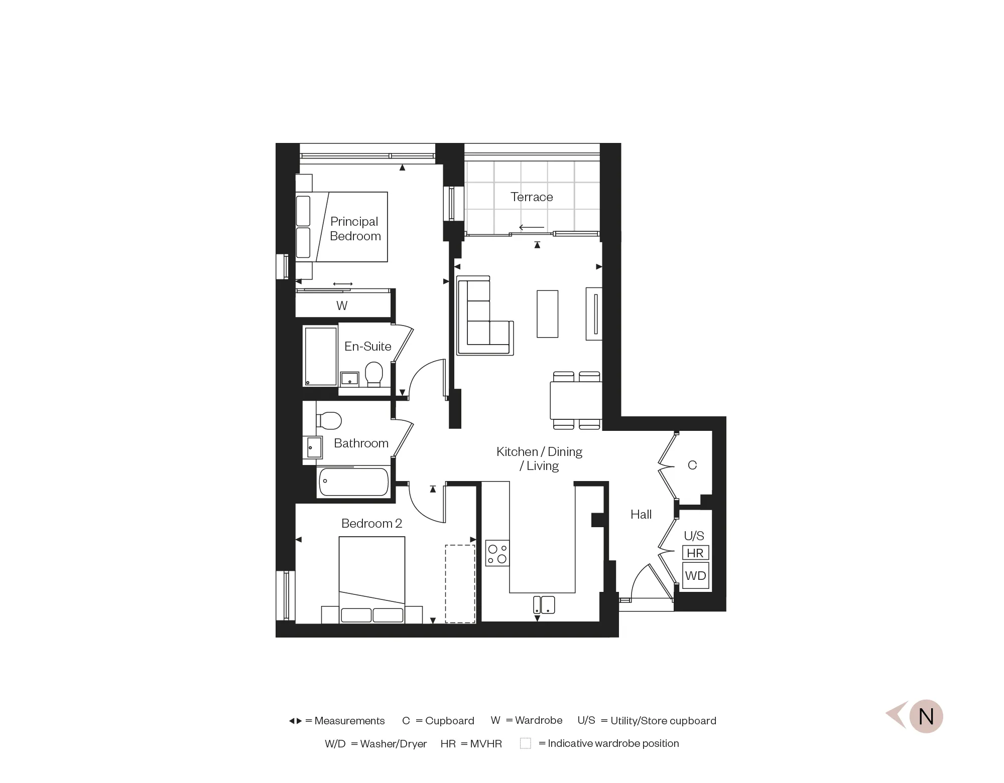 Plot 1, The Icon Floorplan