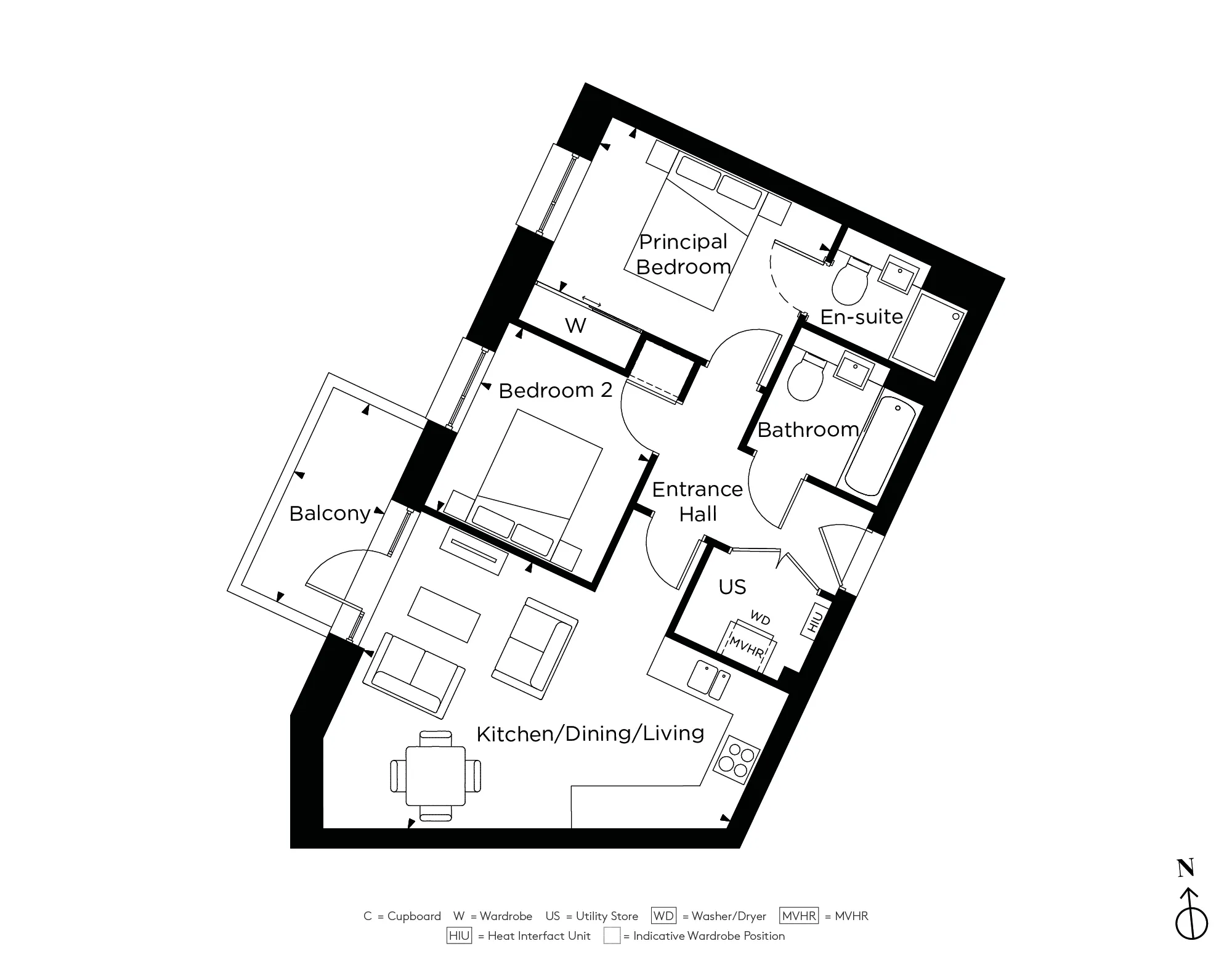 Apartment F1.24 - Forest View 