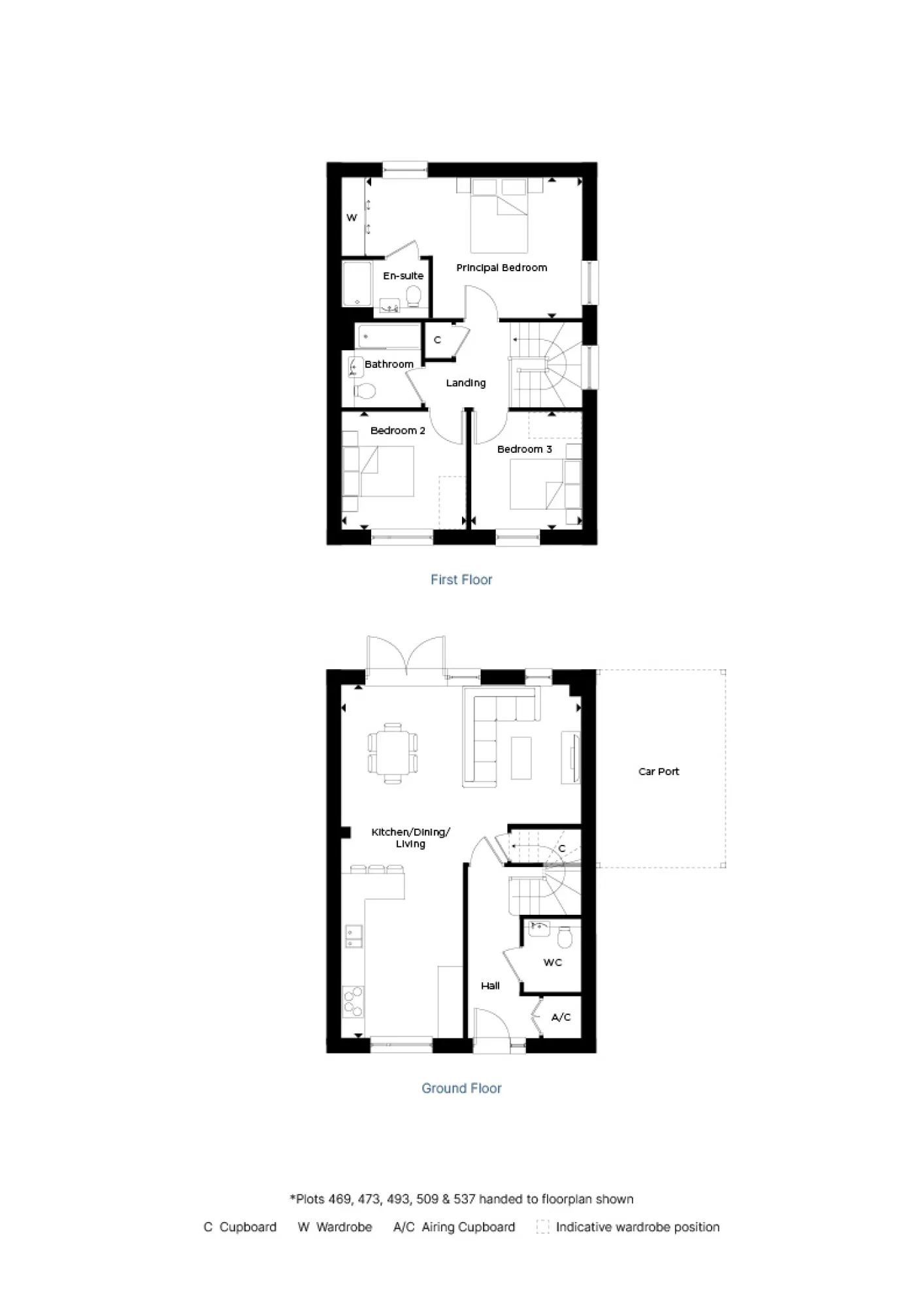 Marleigh Park, Kingsley View, Floorplans, The Willow A
