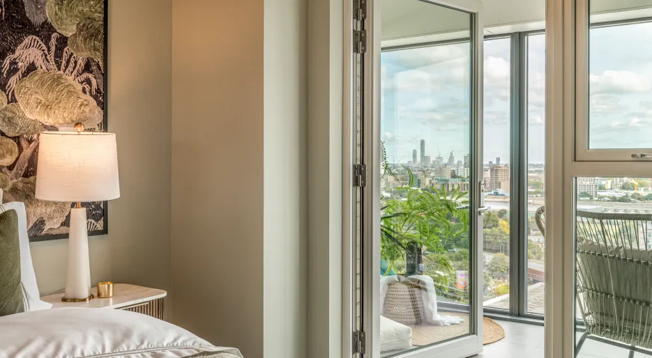 KBR - 2 bed bedroom 1 view