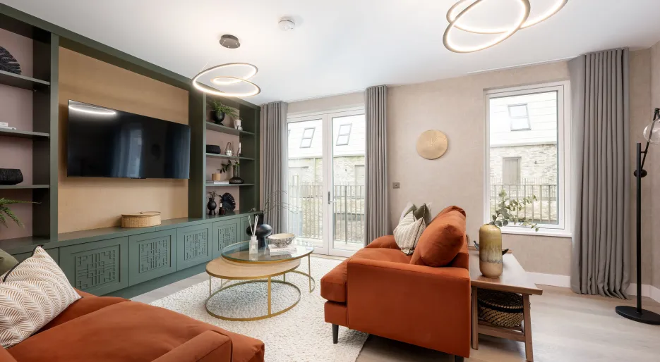 Knights Park, The Morgan Show Home, Living Room 2