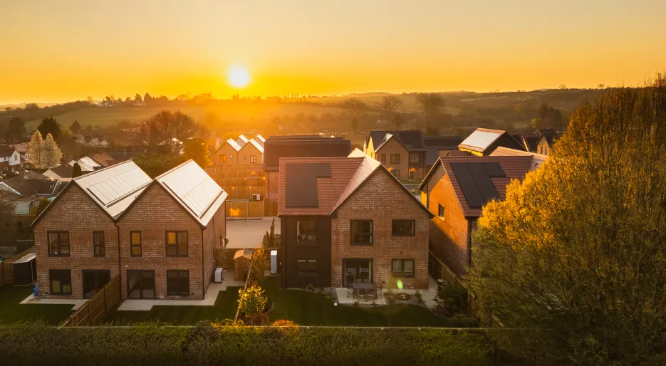 Hollymead Square - The Shadwell Number 40 Sunset