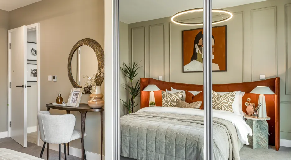 Wren House Principal Bedroom Fitted Wardrobe