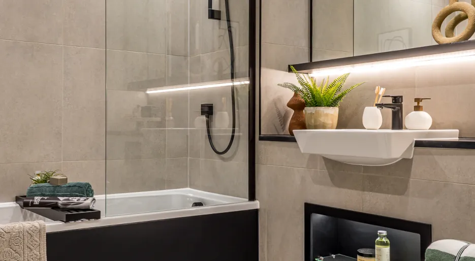 wren house bathroom portrait