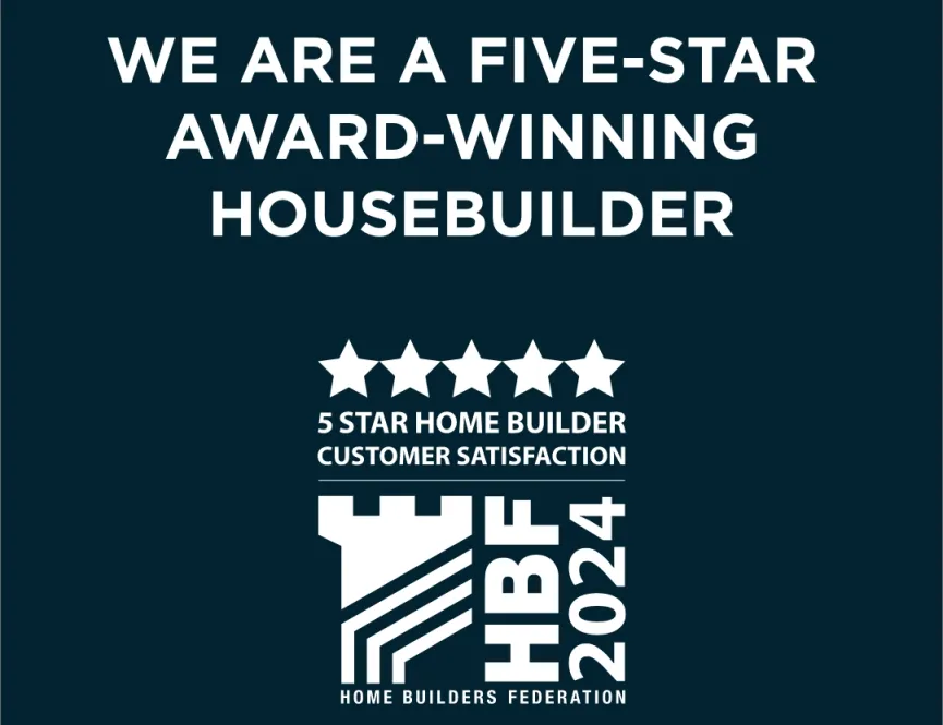 we are an award winning housebuilder