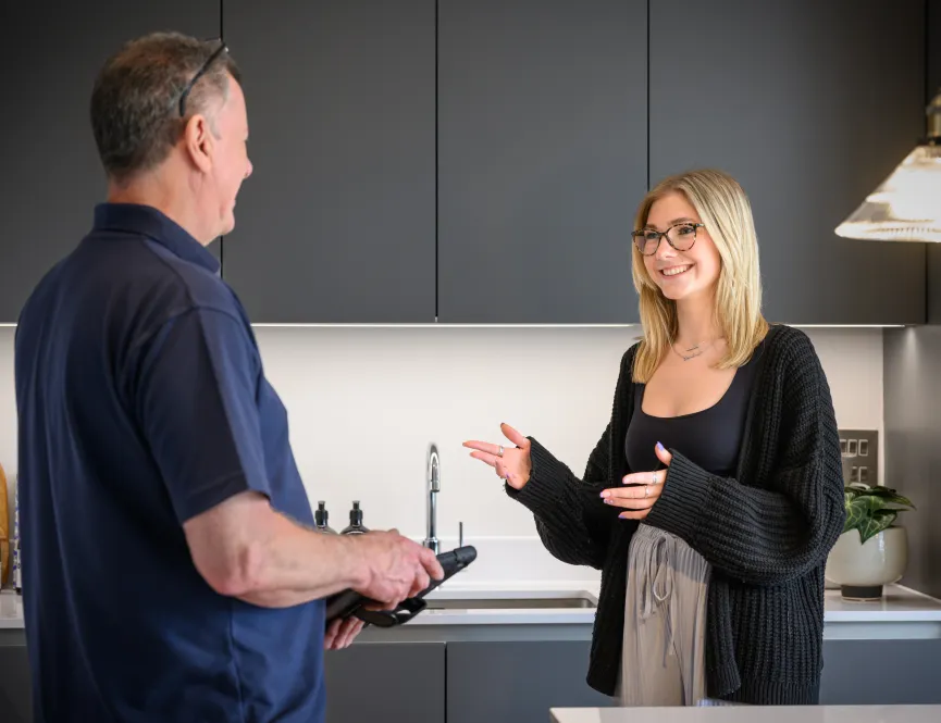 Customer Service and homeowner 