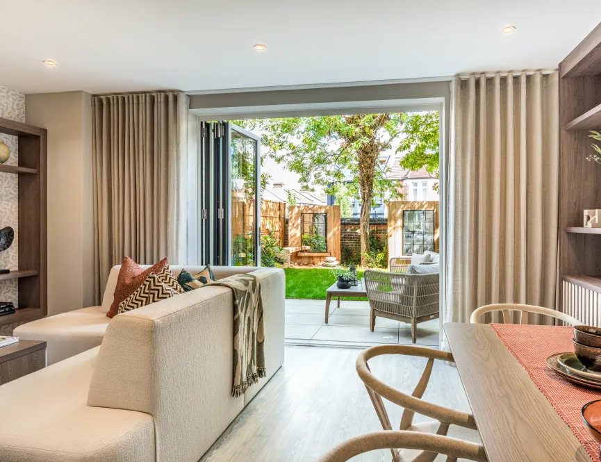 North Gate Park - Plot 2 The Ash - dining room, living room, garden